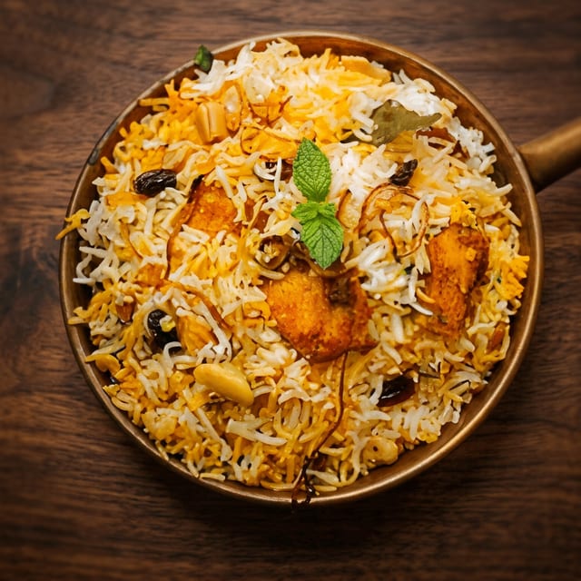 Hyd Chicken Dum Biryani (Bone In).