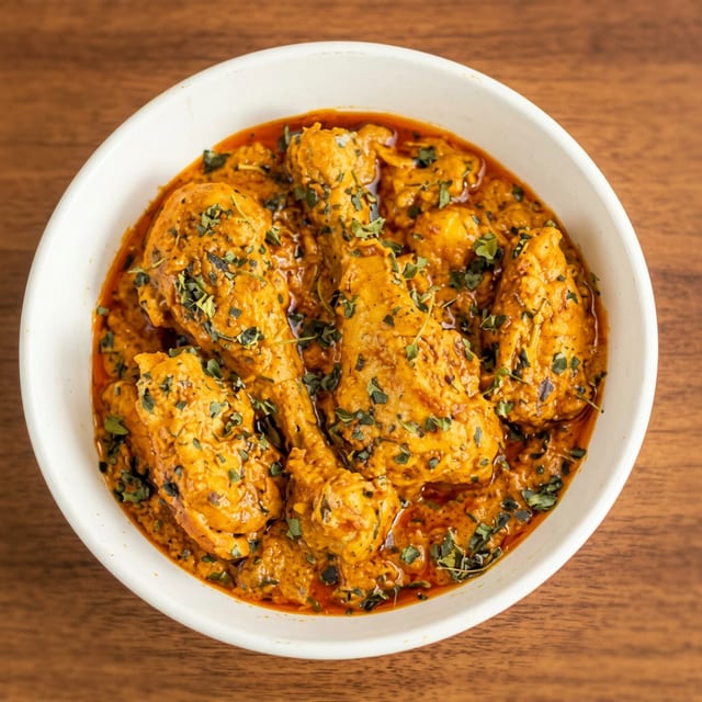 Methi Chicken.