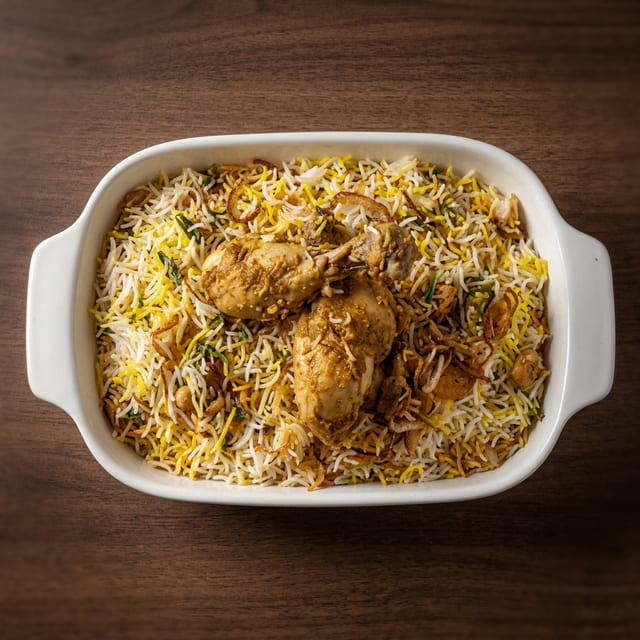 Chicken 65 Biryani Bucket.
